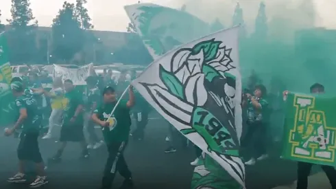 ¡Impactante! Fanáticos de León tiñen Los Angeles de verde