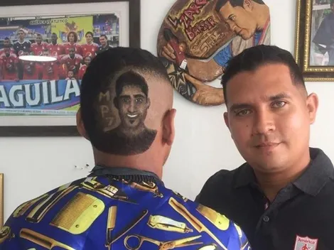 El 'look' de moda: hincha se cortó el pelo con un gran tributo a Matías Pisano