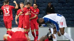 Leverkusen goleó al Porto y clasificó a la próxima fase de la Europa League