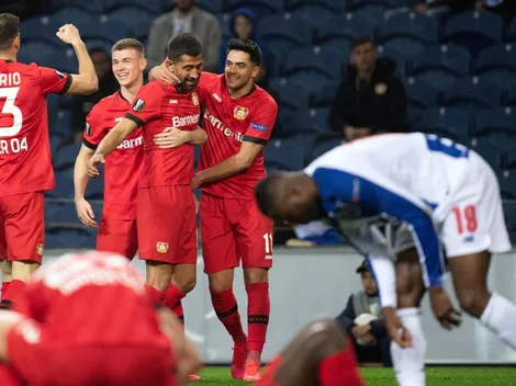 Leverkusen goleó al Porto y clasificó a la próxima fase de la Europa League