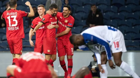 Leverkusen goleó al Porto y clasificó a la próxima fase de la Europa League