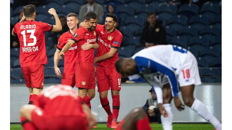 Leverkusen goleó al Porto y clasificó a la próxima fase de la Europa League