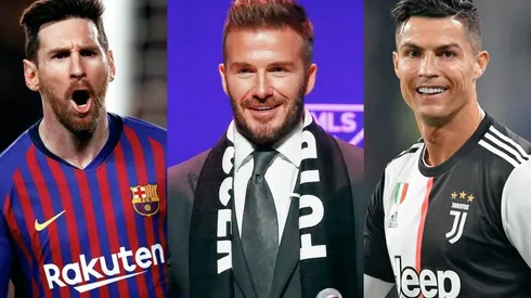 Beckham tiene en la mira a Messi y Cristiano Ronaldo.
