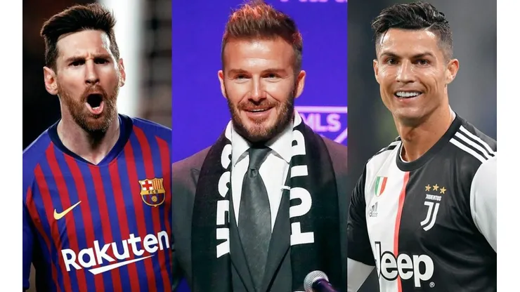 Beckham tiene en la mira a Messi y Cristiano Ronaldo.