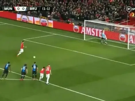 Video: Bruno Fernandes metió saltito y también el 1 a 0 del United