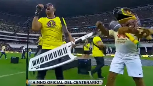 Matute compuso e interpretó el polémico himno del Centenario del América.