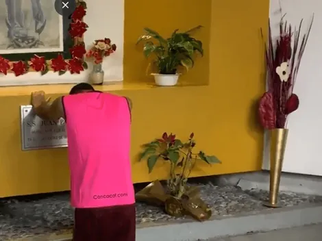 Jugador se fue en llanto sobre la Virgen de Guadalupe