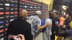 Nahuel Guzmán trolleó a un jugador de Alianza