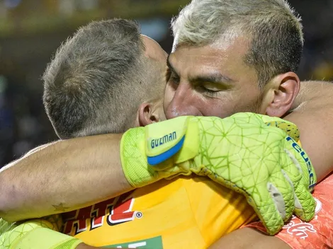 Nahuel Guzmán no pudo contener sus emociones