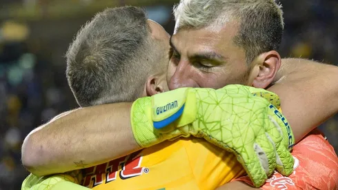 Nahuel Guzmán no pudo contener sus emociones