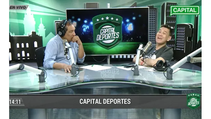 Kanashiro está con Alan Diez en Capital Deportes.