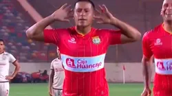 Marcio Valverde le anotó un gol a Universitario.