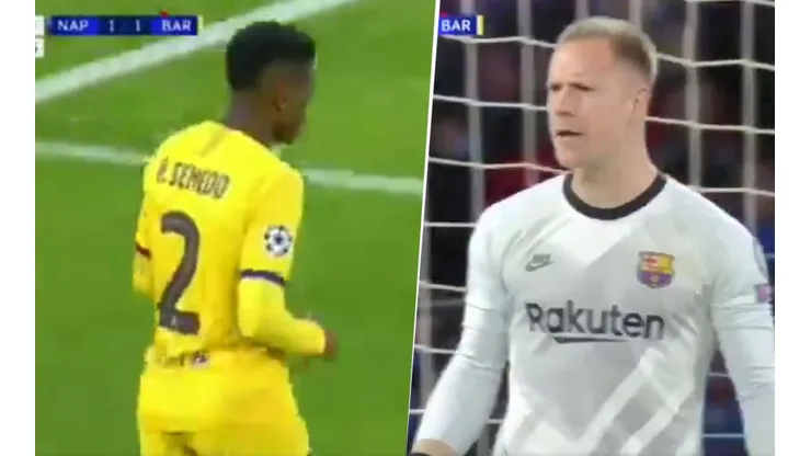 El grito de ter Stegen en pleno partido que se volvió viral