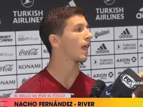 Nacho Fernández: "Ojalá se defina esta fecha para festejar con nuestra gente"