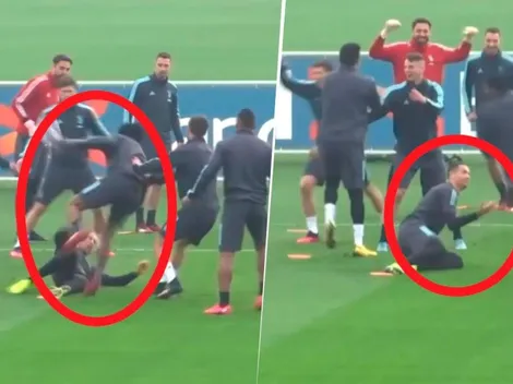 Cuadrado humilló a CR7 en la práctica de la 'Juve' con un sombrero
