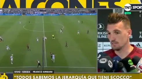 Foto de Franco Armani, arquero de River.