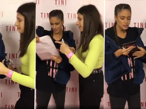 Video: la reacción de Tini Stoessel cuando la apuraban con las fotos