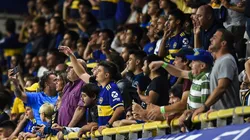 Foto de la hinchada de Boca en el último partido.