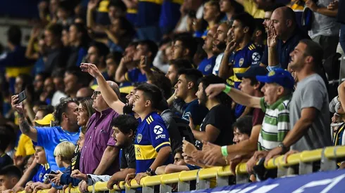 Foto de la hinchada de Boca en el último partido.
