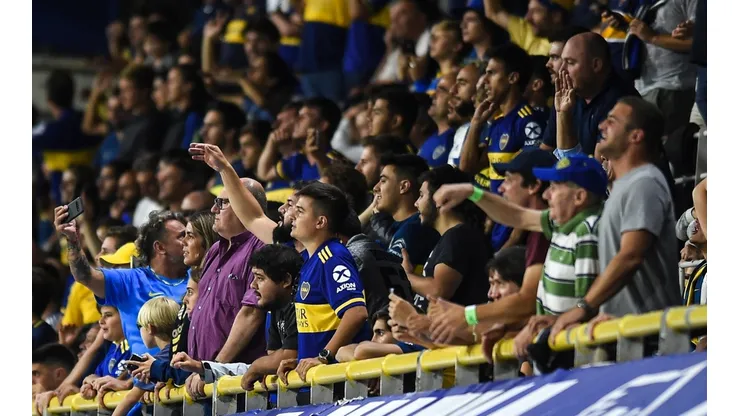 Foto de la hinchada de Boca en el último partido.