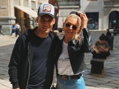 Historia en Instagram: la novia de Lautaro mostró cómo vieron el Napoli vs Barcelona