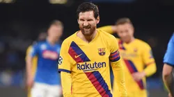 Foto de Lionel Messi, jugador de Barcelona.