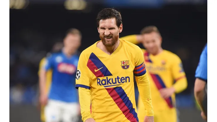 Foto de Lionel Messi, jugador de Barcelona.