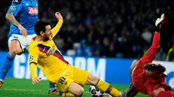 Messi le clavó los tapones en el pecho a Ospina, pero el árbitro lo perdonó