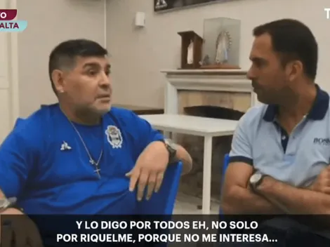 Maradona respondió: "No me interesa que me den una plaqueta"