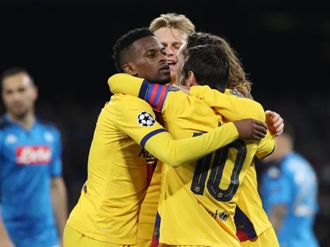 Napoli jugó mejor, pero Barcelona hizo un gol que puede ser clave