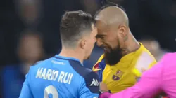 Simplemente Arturo Vidal: lo expulsan por dos faltas en cinco segundos