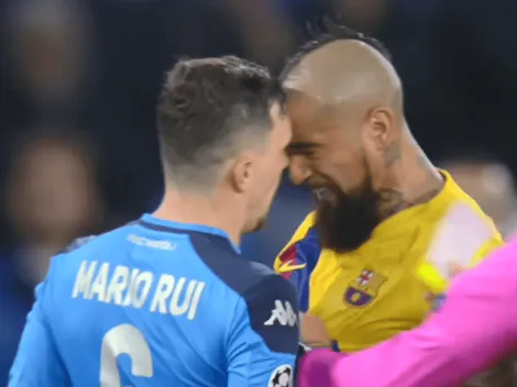 Simplemente Arturo Vidal: lo expulsan por dos faltas en cinco segundos