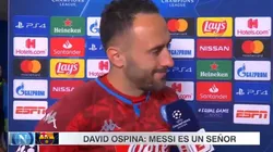 David Ospina y sus palabras para Messi luego del duelo en la Champions League.