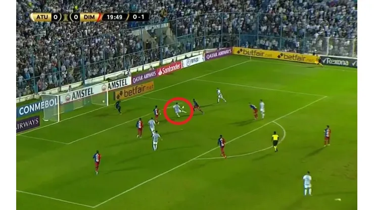 Tremendo bombazo de Leonardo Heredia.