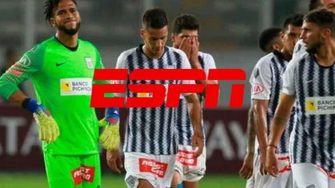 ESPN puso el escudo de Alianza Atlético en vez del de Alianza Lima.