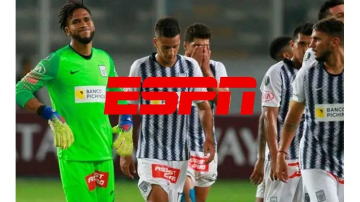 ESPN puso el escudo de Alianza Atlético en vez del de Alianza Lima.