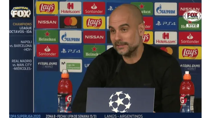 Guardiola, rendido a los pies del Real Madrid: "Jugamos contra el rey de esta competencia"