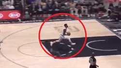 Paul George hizo la peor caminata de la historia y los árbitros no dijeron nada