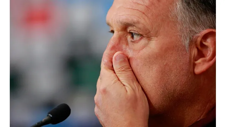 Martino no está feliz con la caída del duelo ante Brasil