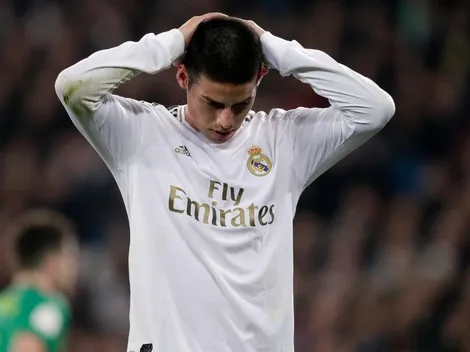 Zidane borró a James para el partido ante el Manchester City