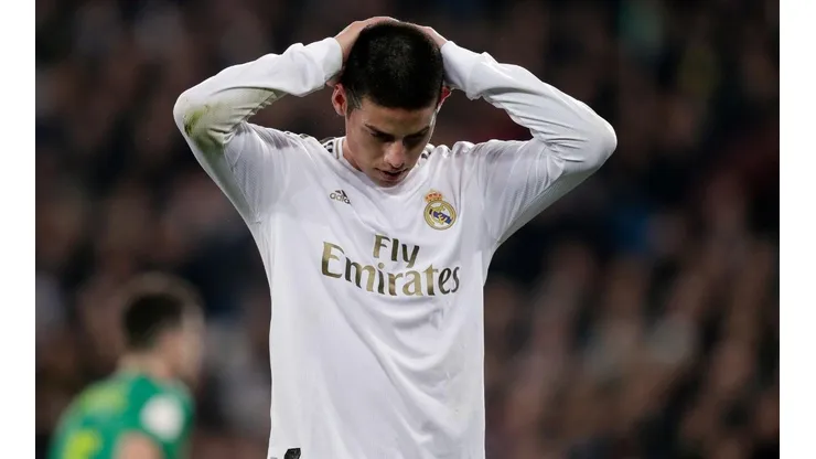 Zidane borró a James para el partido ante el Manchester City