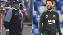 Maradona hincha por el Nápoli: "Espero que Messi no haga un buen partido"