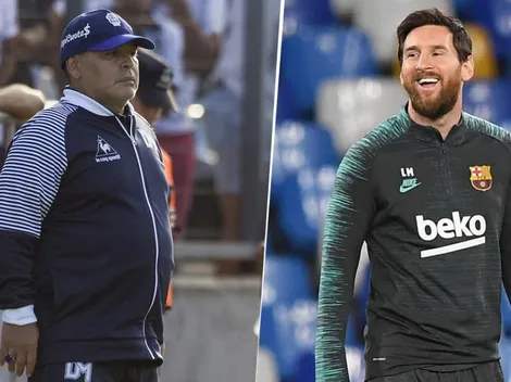 Maradona hincha por el Nápoli: "Espero que Messi no haga un buen partido"
