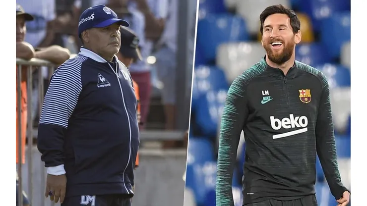 Maradona hincha por el Nápoli: "Espero que Messi no haga un buen partido"