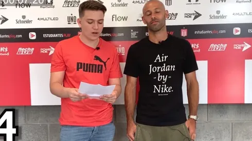 El ping pong a Javier Mascherano.