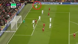 Alexander-Arnold tiró el centro perfecto y Wijnaldum metió el 1 a 0