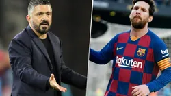 Gattuso se rindió a los pies de Messi: "Hace cosas que solo veo en la PlayStation"