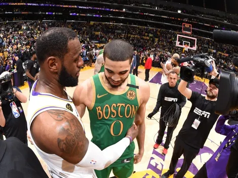 LeBron James y Jayson Tatum, sostuvieron un intercambio de mensajes por redes sociales