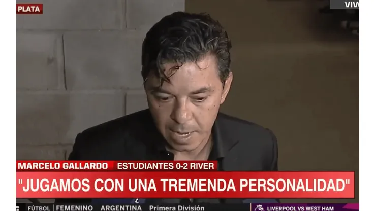 Gallardo, orgulloso de su equipo: "No se dejó llevar por el resultado de Boca"