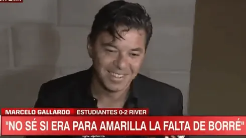 Gallardo, sobre la amarilla a Borré: "Yo a Masche lo hice expulsar una vez"